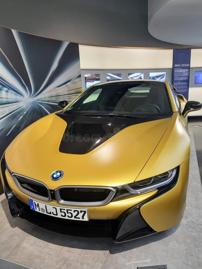 Yellow Bmw I8 in Munich Germany Editorial Image - Image of germany ...