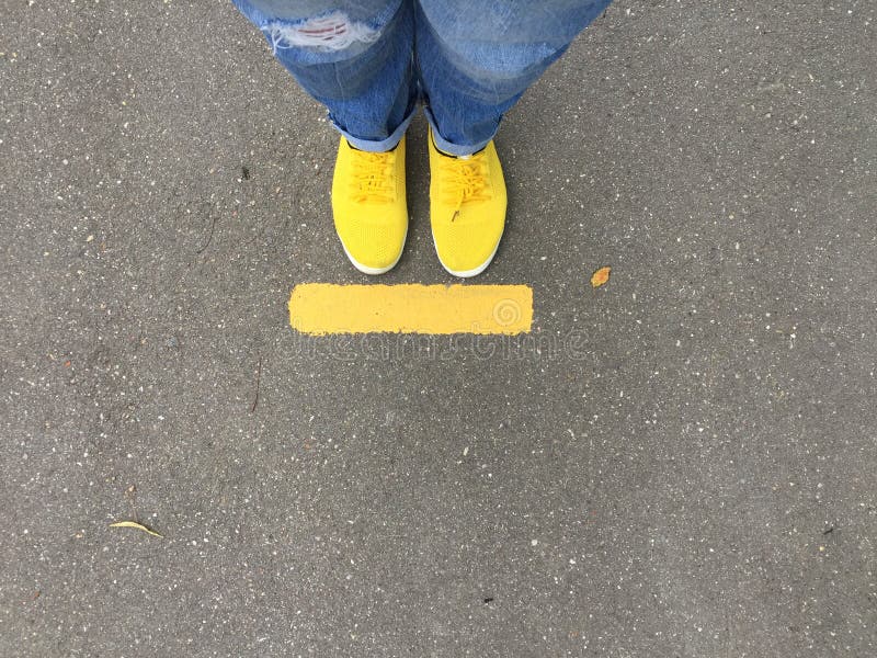 blue and yellow boots