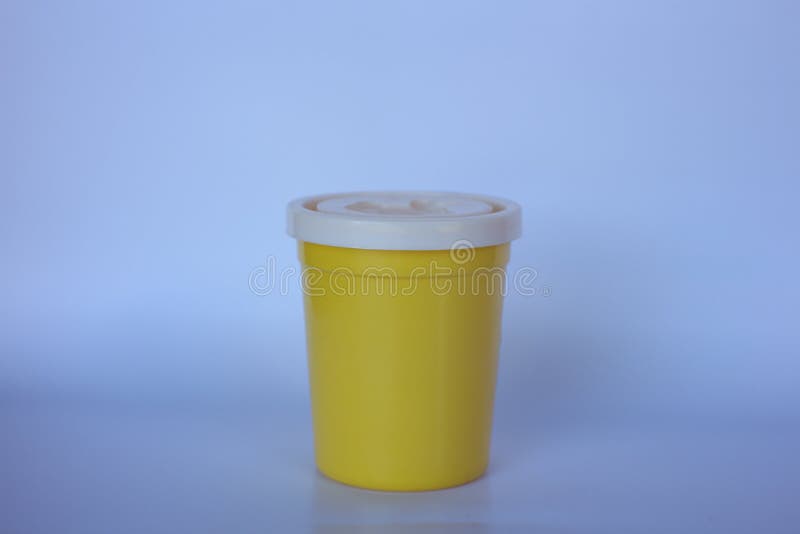 Yellow bottle. stock image. Image of conditioner, produce 264206149