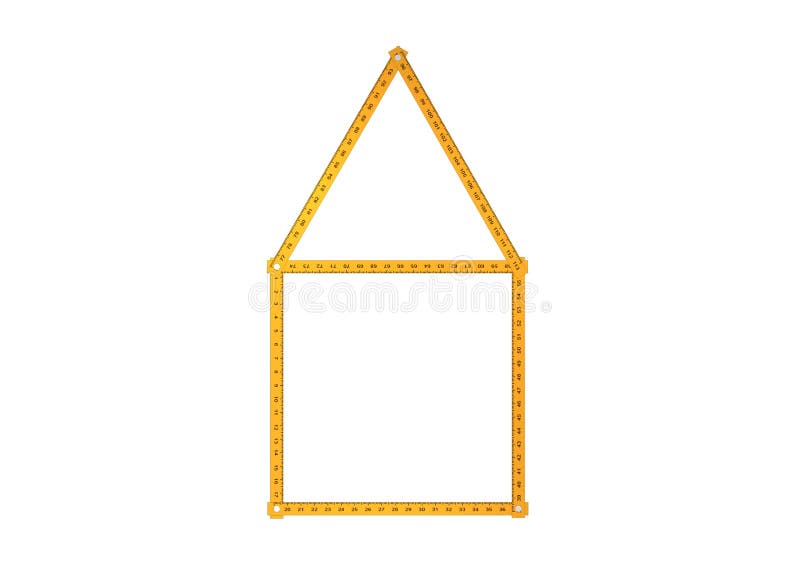 Yellow building stock illustration