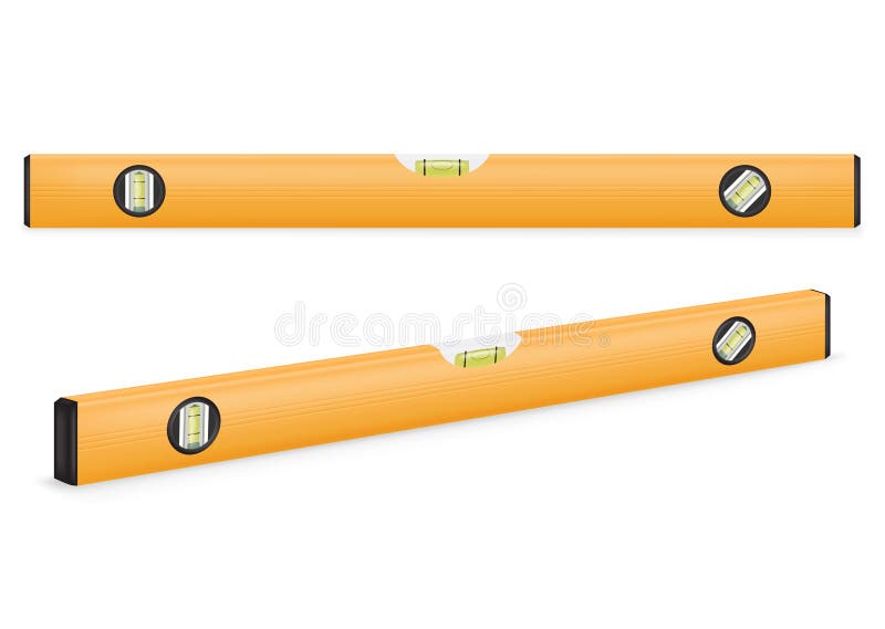 Yellow building level royalty free illustration