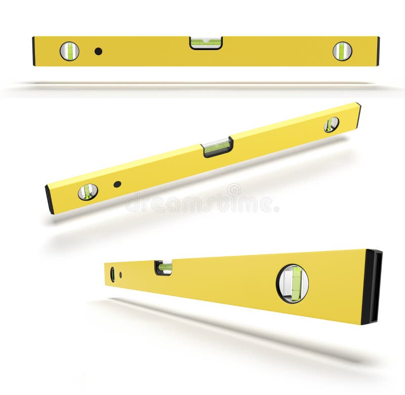 Yellow building level royalty free illustration