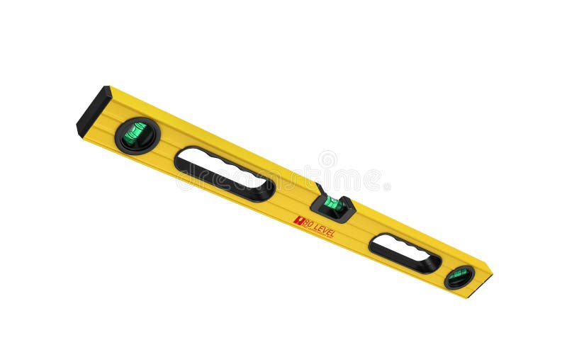 Yellow building level vector illustration