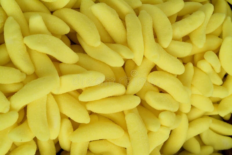 Yellow candy stock photo. Image of candies, abstract, oblong 197818