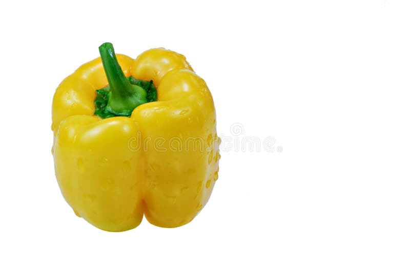Yellow capsicum stock photos