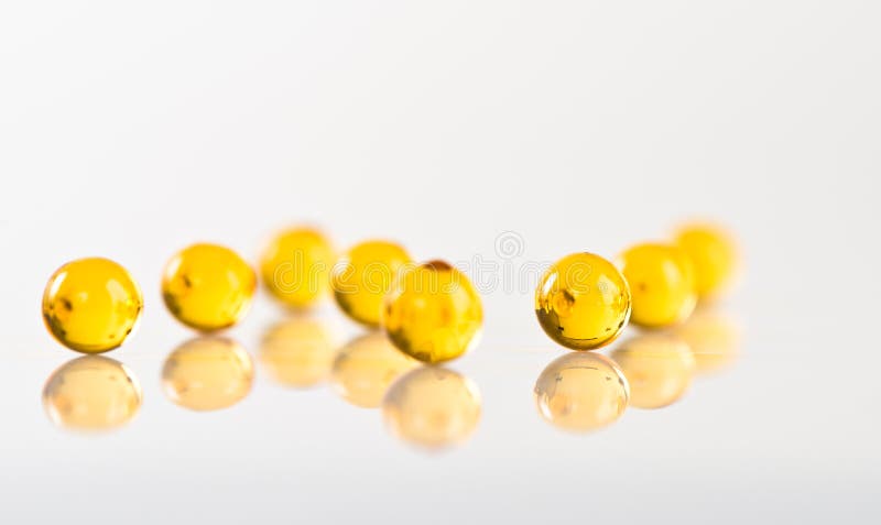 Yellow capsules