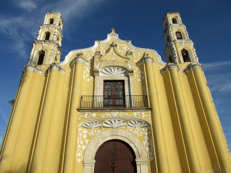Yellow Catholic Church in Merida Yucatan Stock Image - Image of architecture, tropical: 109223743 Yellow Catholic Church in Merida Yucatan Stock Image - Image of architecture, tropical: 109223743