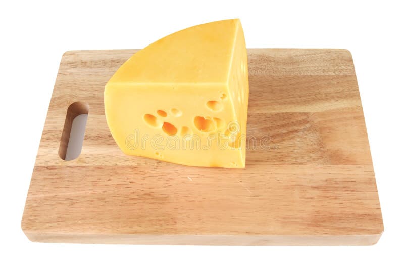 Big Chunk of Yellow Cheese on Wood Stock Photo Image of piece, olive