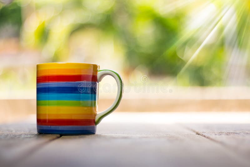 Yellow, Coffee Cup, Close Up, Cup Picture. Image 101010066
