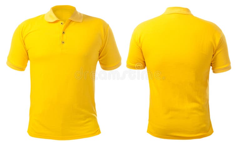 232 Polo Shirt Template Yellow Stock Photos - Free & Royalty-Free Stock ...