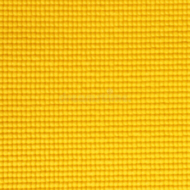 Yellow Yoga Mat Texture Background. Stock Photo Image of background