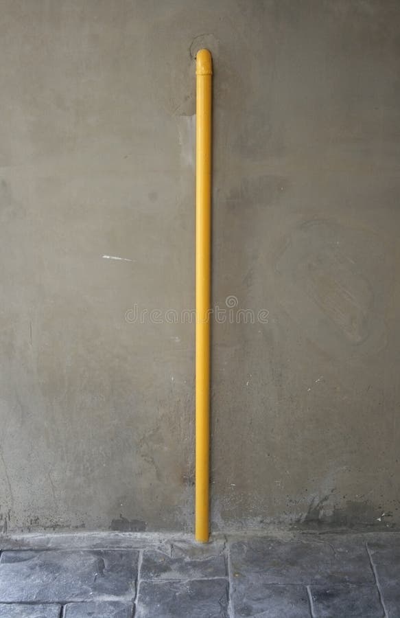 Yellow conduit stock image. Image of architecture, exterior 38953825