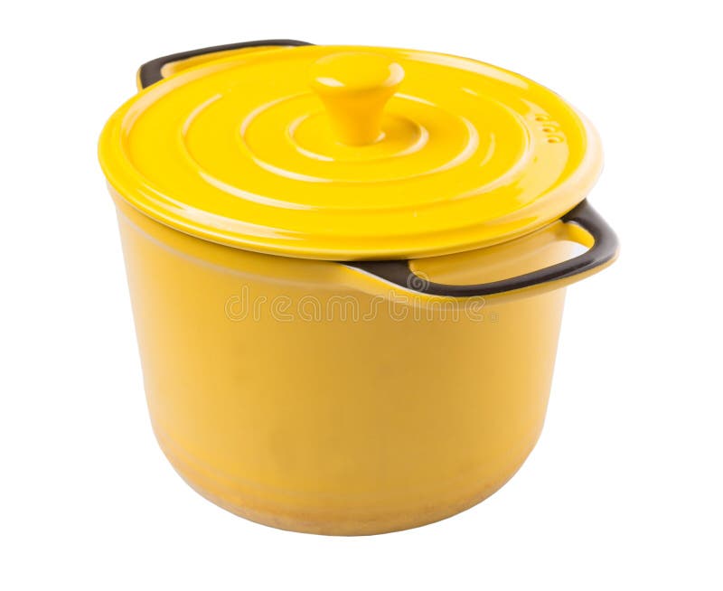 Yellow Cooking Pot VI stock photo. Image of culinary 37050292