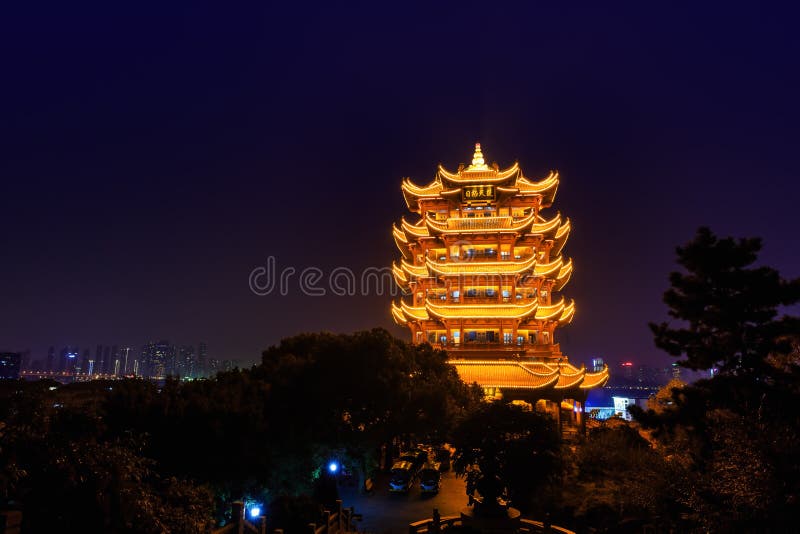 Yellow Crane Tower in Wuhan, China