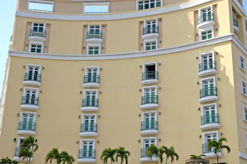 Yellow Curved Hotel