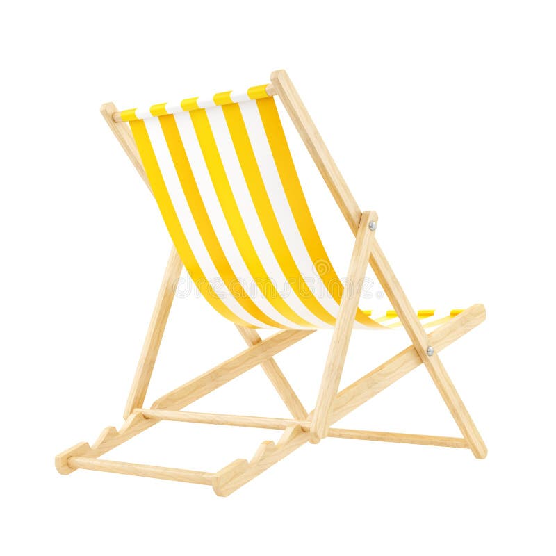 yellow deck chair