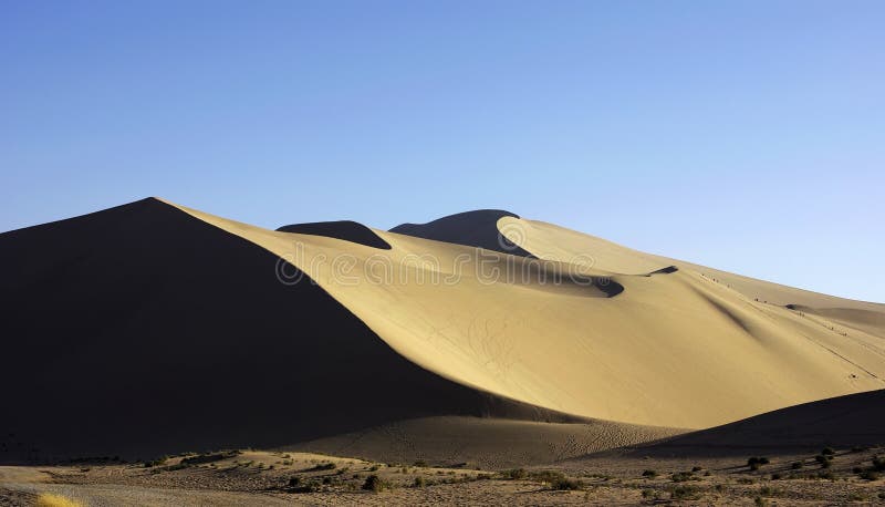 yellow Desert and blue sky