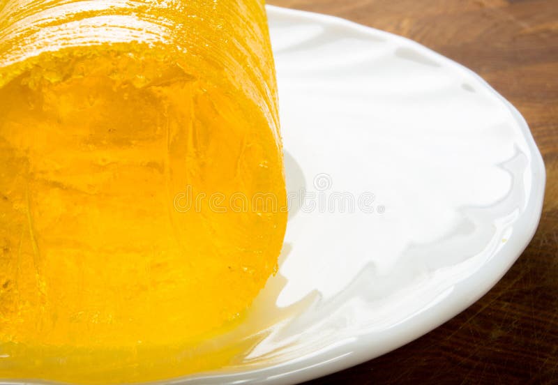 Yellow diet marmalade stock image. Image of fruit, segments 72038965