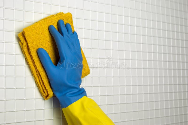Yellow duster to clean stock photo. Image of concepts 56559484