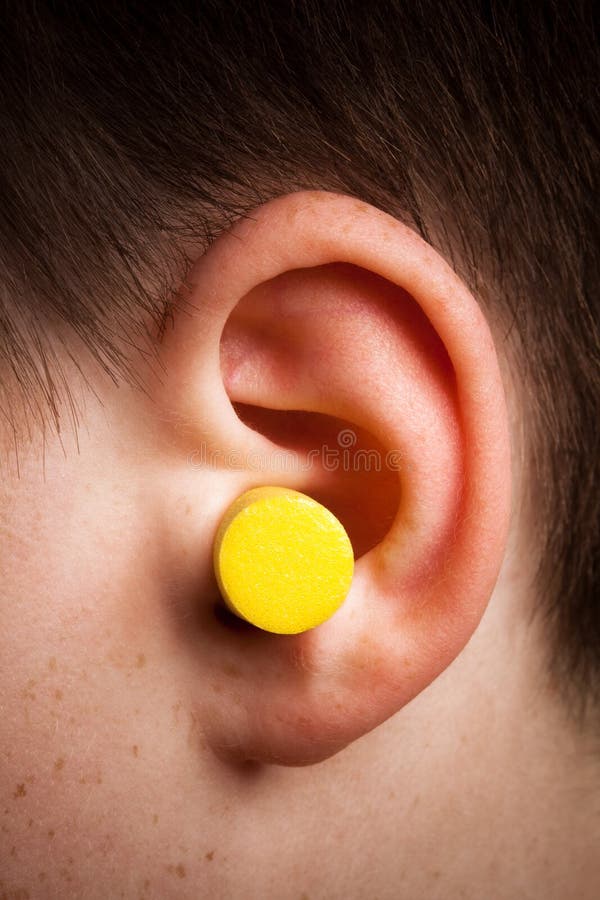 Yellow earplug