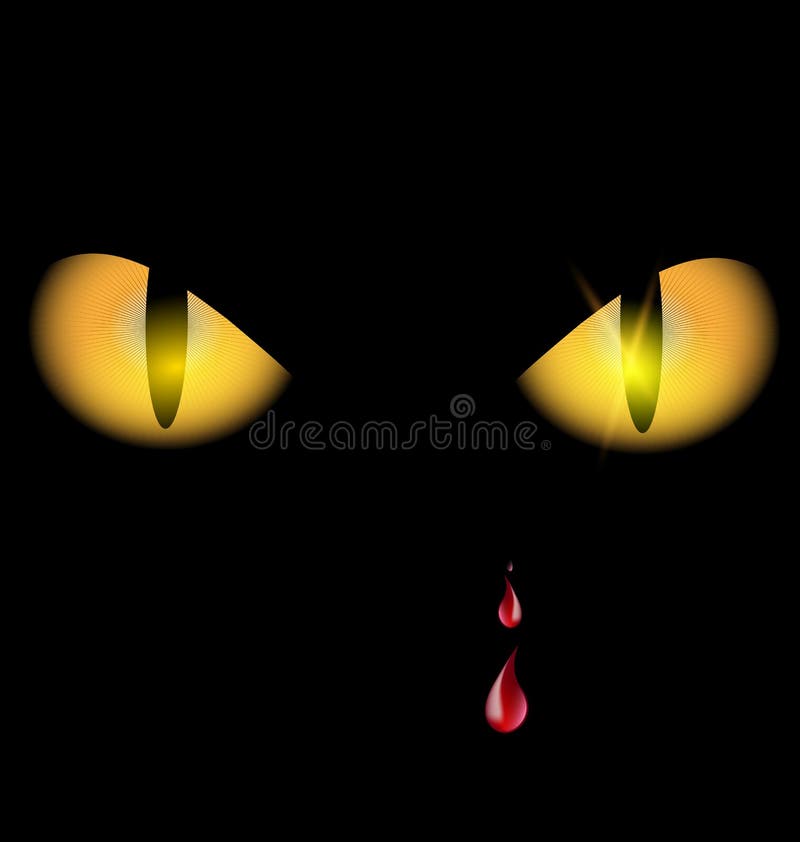 Yellow eyes and drops stock vector. Illustration of circle 63147376