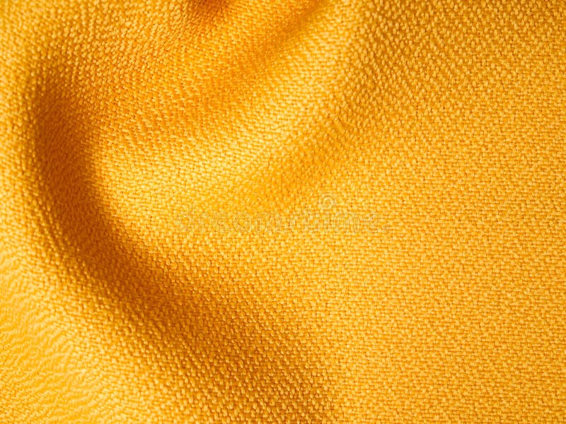 Yellow fabric sample