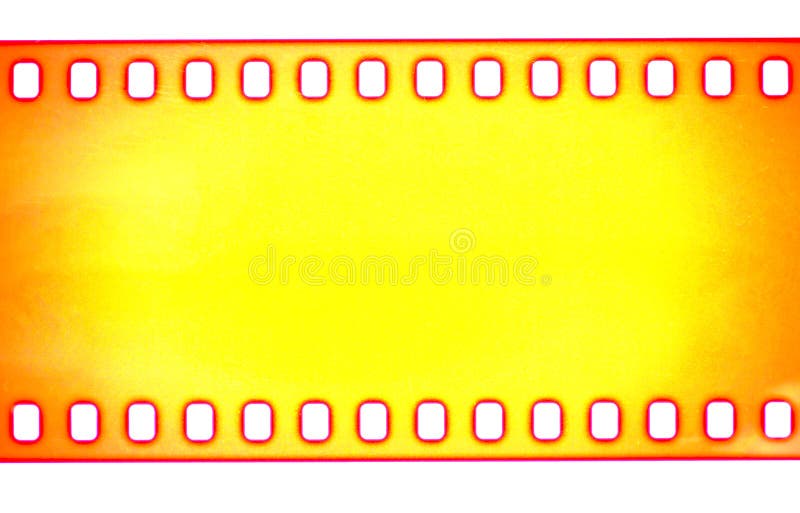 Yellow Film Strip, Macro Shot Stock Photo Image of filmstrip, shiny