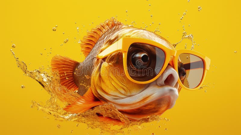 Cool Fish Sunglasses Stock Illustrations – 253 Cool Fish