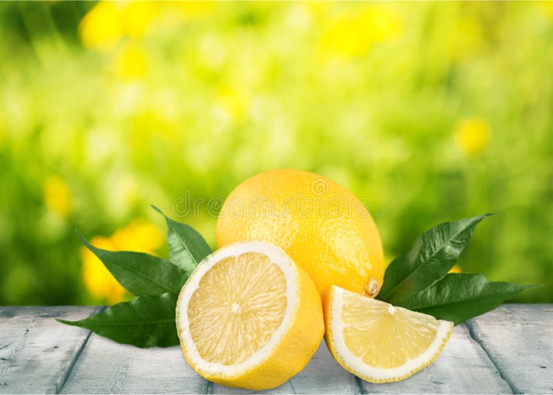 Fresh Yellow Lemons Isolated on Background Stock Photo Image of