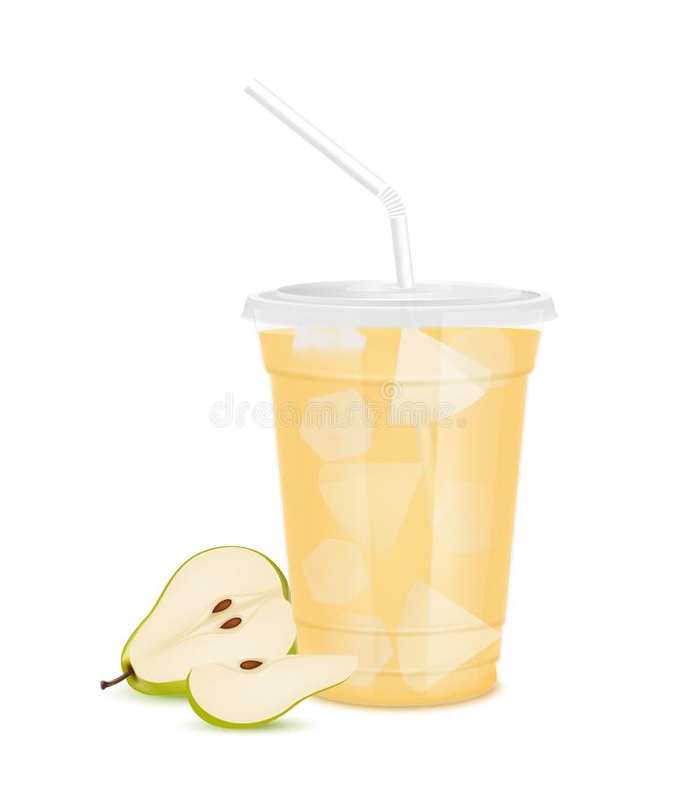 https://thumbs.dreamstime.com/b/yellow-fresh-pear-juice-glass-slices-half-fruit-juice-clear-plastic-transparent-cup-flat-lid-ice-straw-tube-yellow-271225132.jpg