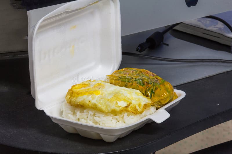 Yellow fried egg stock photo. Image of dishware, fried 50709496