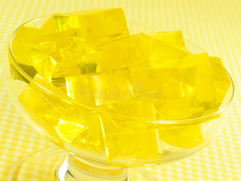 Yellow Gelatin stock image. Image of snack, cubes, yellow 8360989
