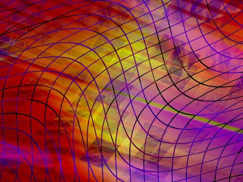 Fond abstract galben strălucitor royalty free illustration