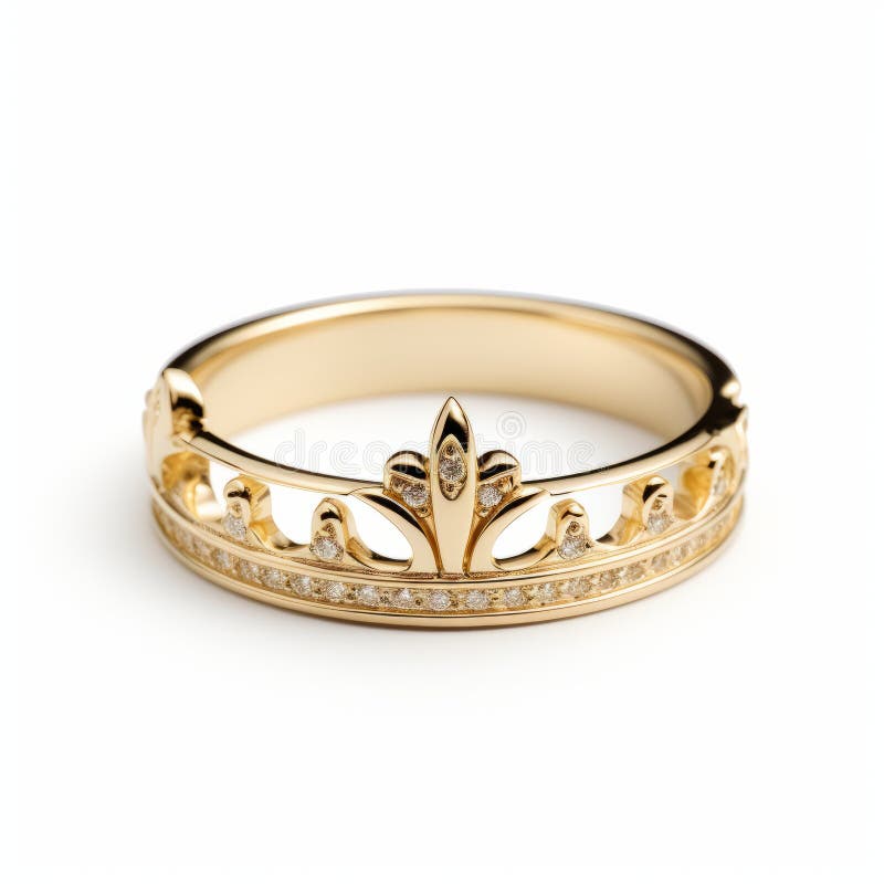 Luxurious Women's Queen Crown Ring White Gold Plated Zirconia Wedding –  Modernicities.com