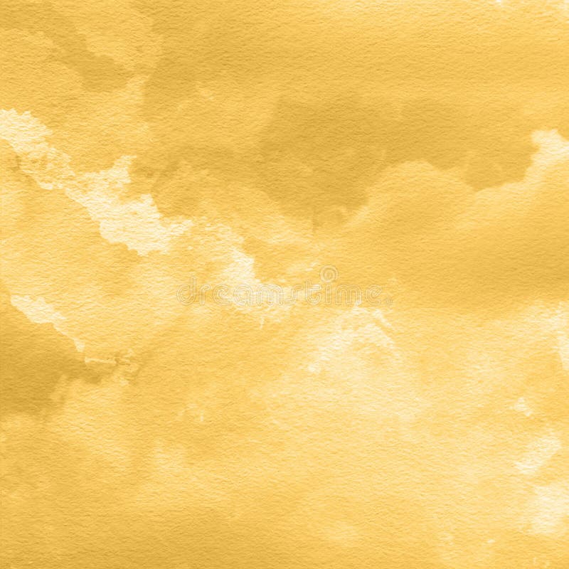 Yellow Gold Watercolor Texture Background, Hand Painted Stock Illustration  - Illustration of gold, color: 107915824