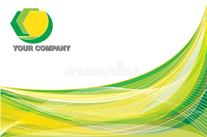 Yellow-green background