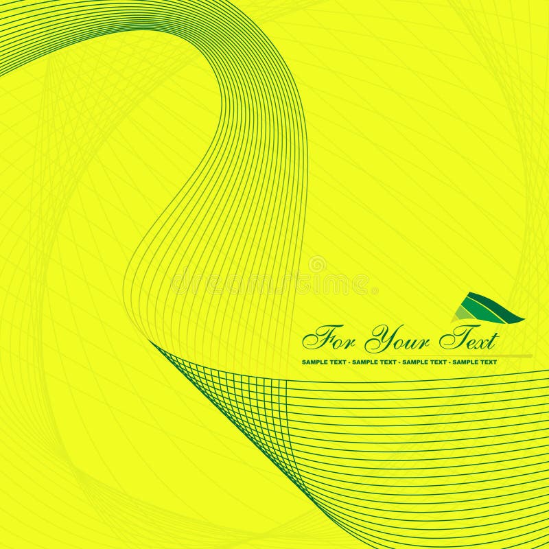 Yellow and Green Background Stock Vector Illustration of green