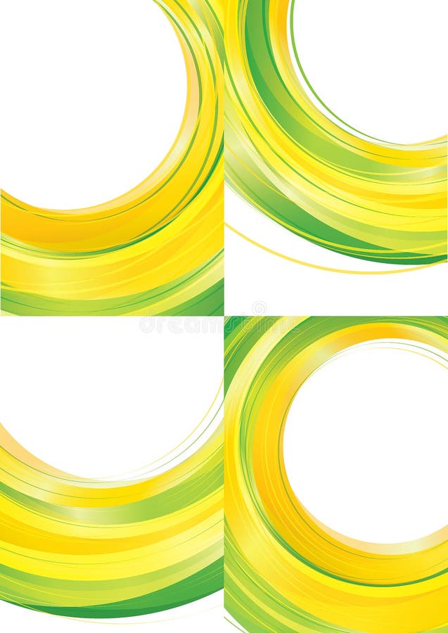 Yellow green background vector