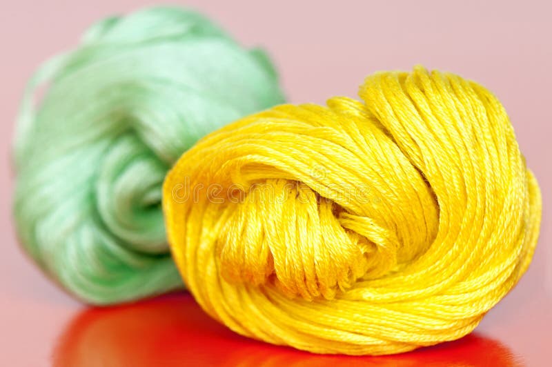 Yellow and green clews stock photos Yellow and green clews stock photos