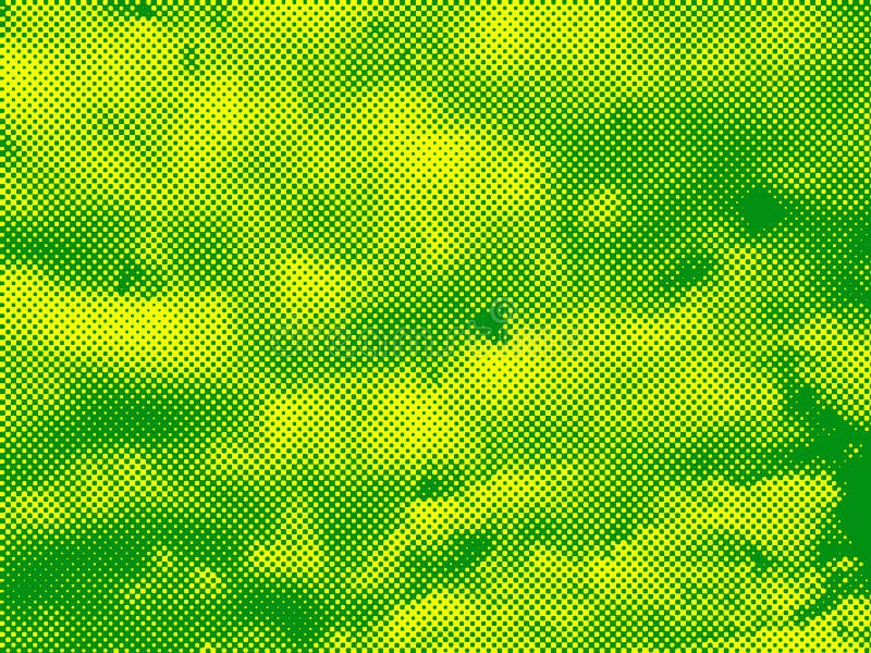 Yellow green  color halftone comic book cover background dotted gradient empty blank design element retro texture design