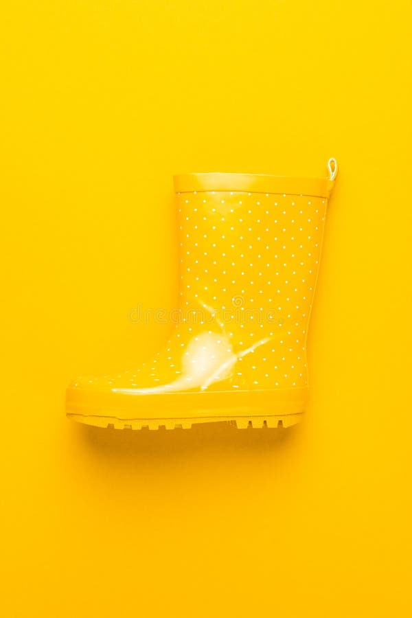 Yellow gumboot