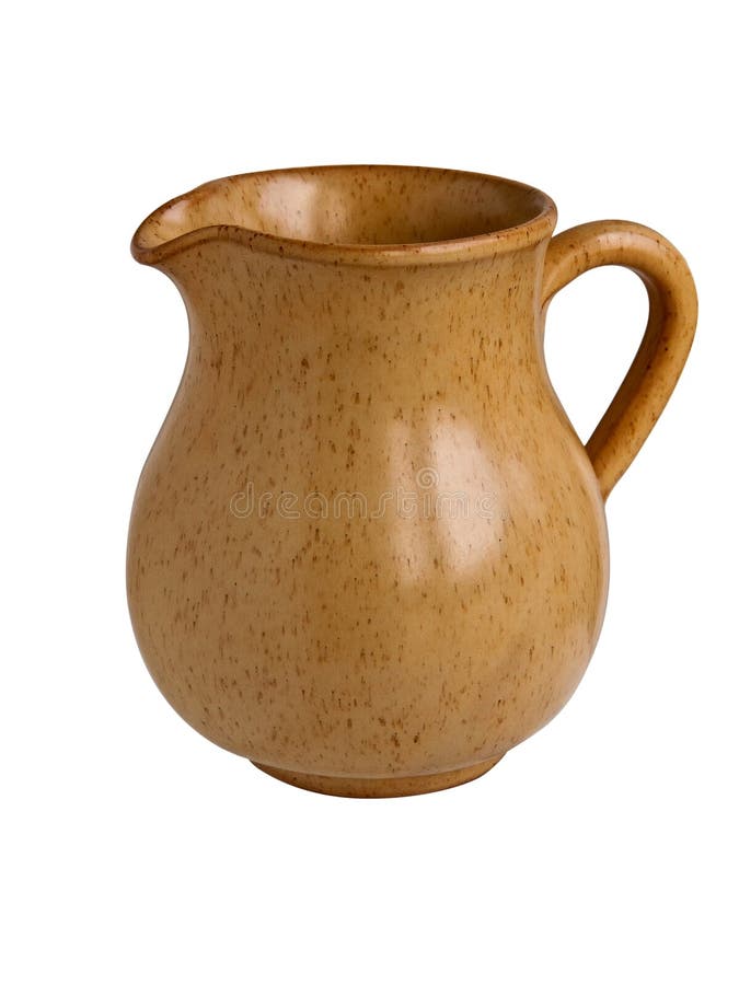 Yellow jug stock image. Image of traditional, clay, pitcher 18658787