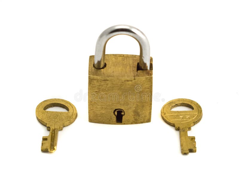 Yellow keys stock photo. Image of closed, iron, security 2899472