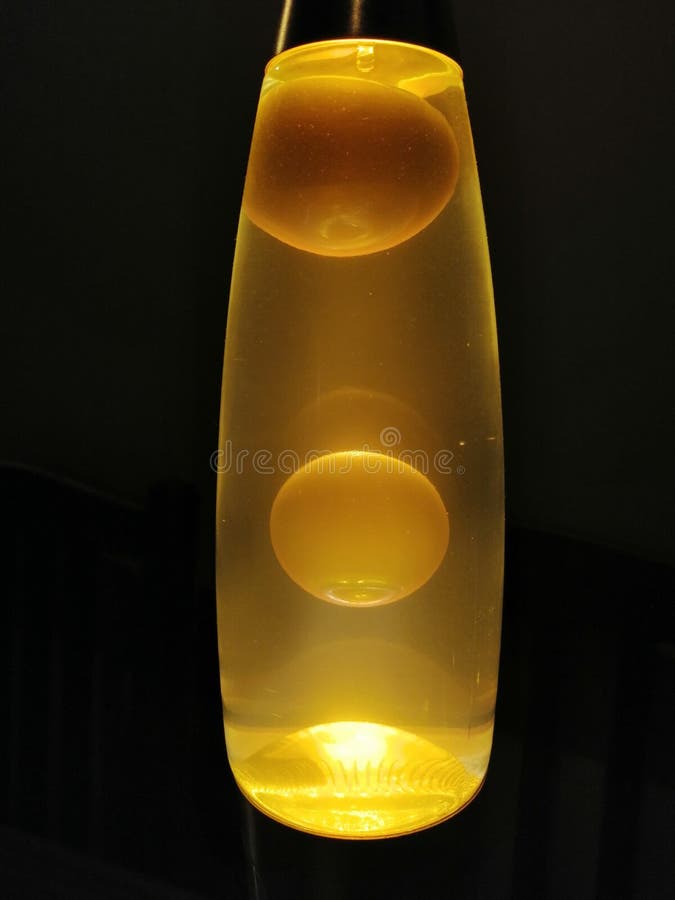 Yellow lava lamp closeup stock image. Image of ceiling 178639703