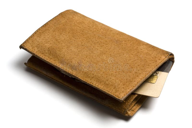 Yellow leather wallet