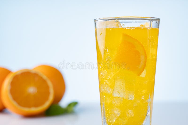 Yellow Lemonade in the Glass on a White Background Stock Image Image of juicy, lemonade 183261789