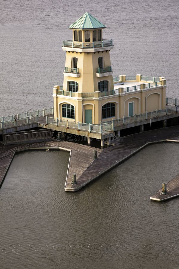 Yellow Lighthouse in Biloxi