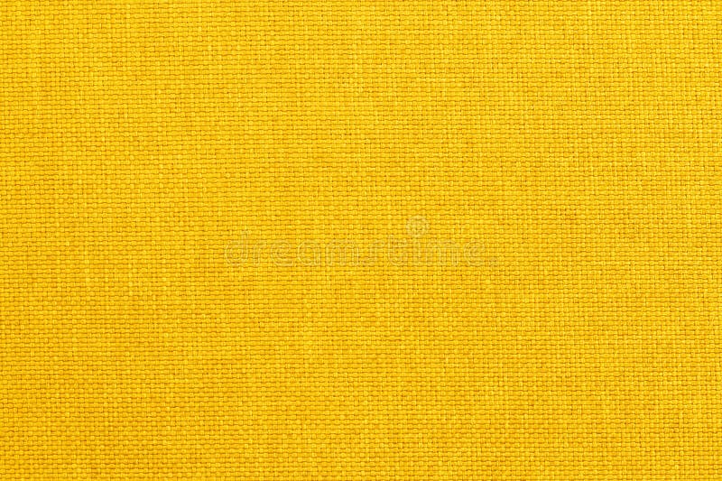 Yellow Linen Fabric Cloth Texture Background, Seamless Pattern of