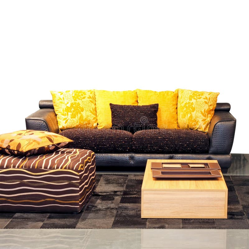 Yellow living room