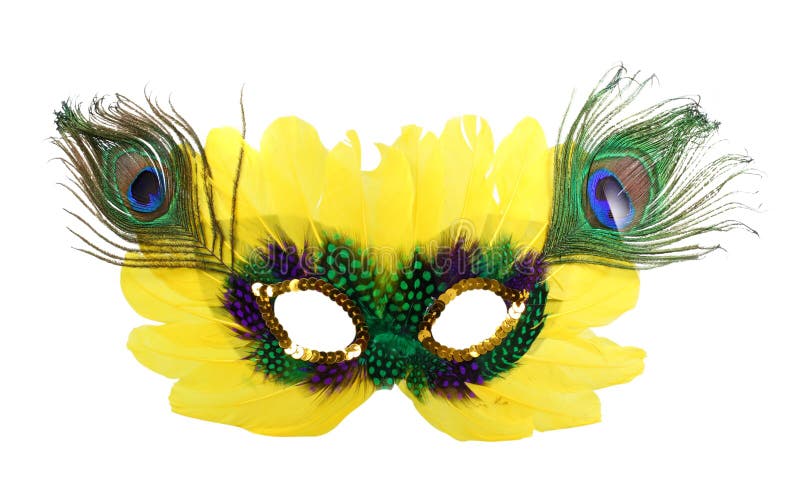 Download Yellow Mask Stock Photo Image Of Yellow Isolated Peafowl 5997446 PSD Mockup Templates